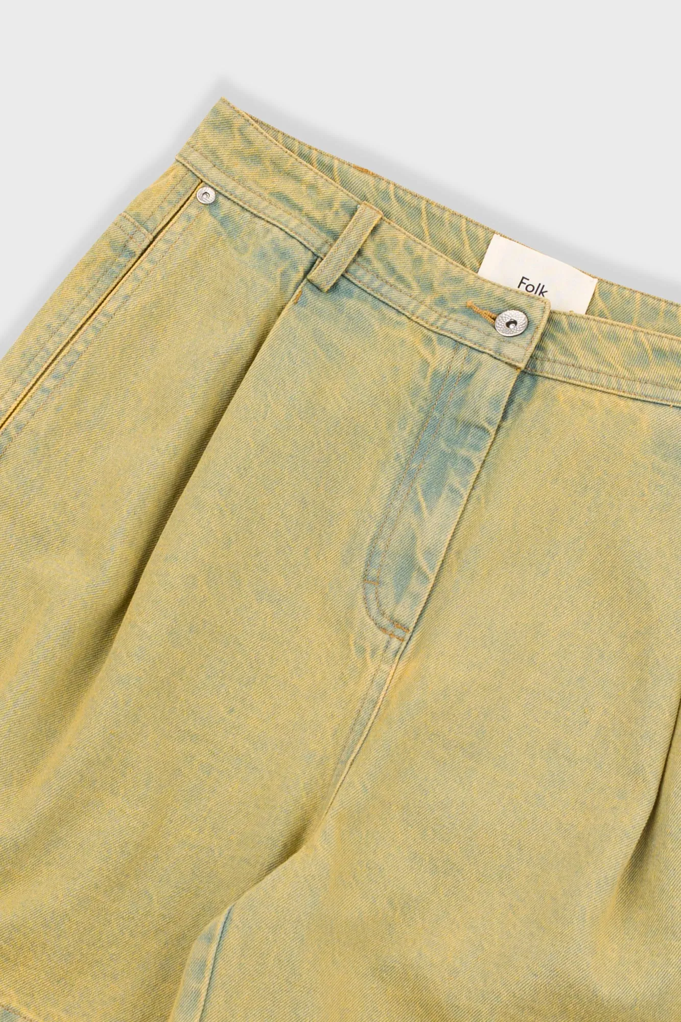 Boyfriend Shorts - Bleached Denim sold by Folk product image thumbnail 5