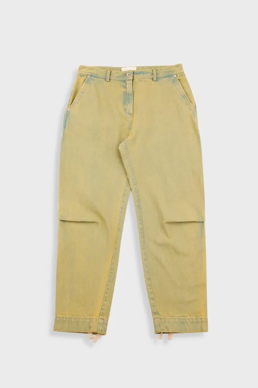 Barrel Trousers - Bleached Denim SS25 sold by Folk