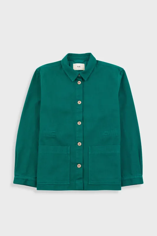 Assembly Jacket - Vintage Green Twill sold by Folk