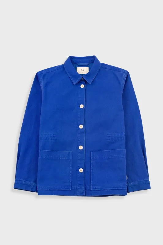 Assembly Jacket - Cobalt Twill sold by Folk