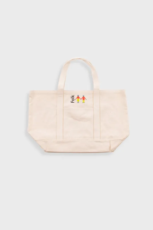 Tote Bag - People Embroidery made by Folk