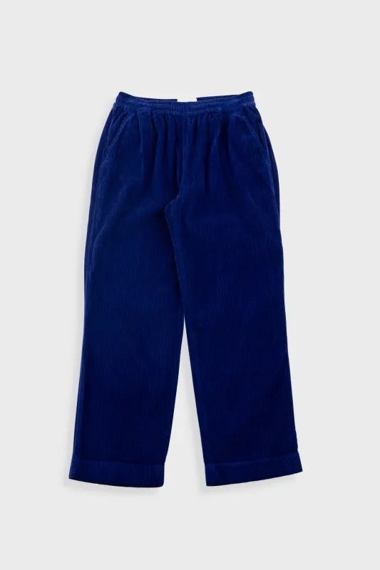 Drawcord Signal Pants - Rich Navy Cord made by Folk