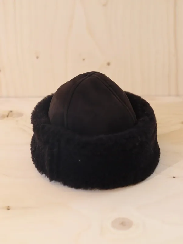 Cawley | Sheepskin Cap - Chocolate sold by Folk