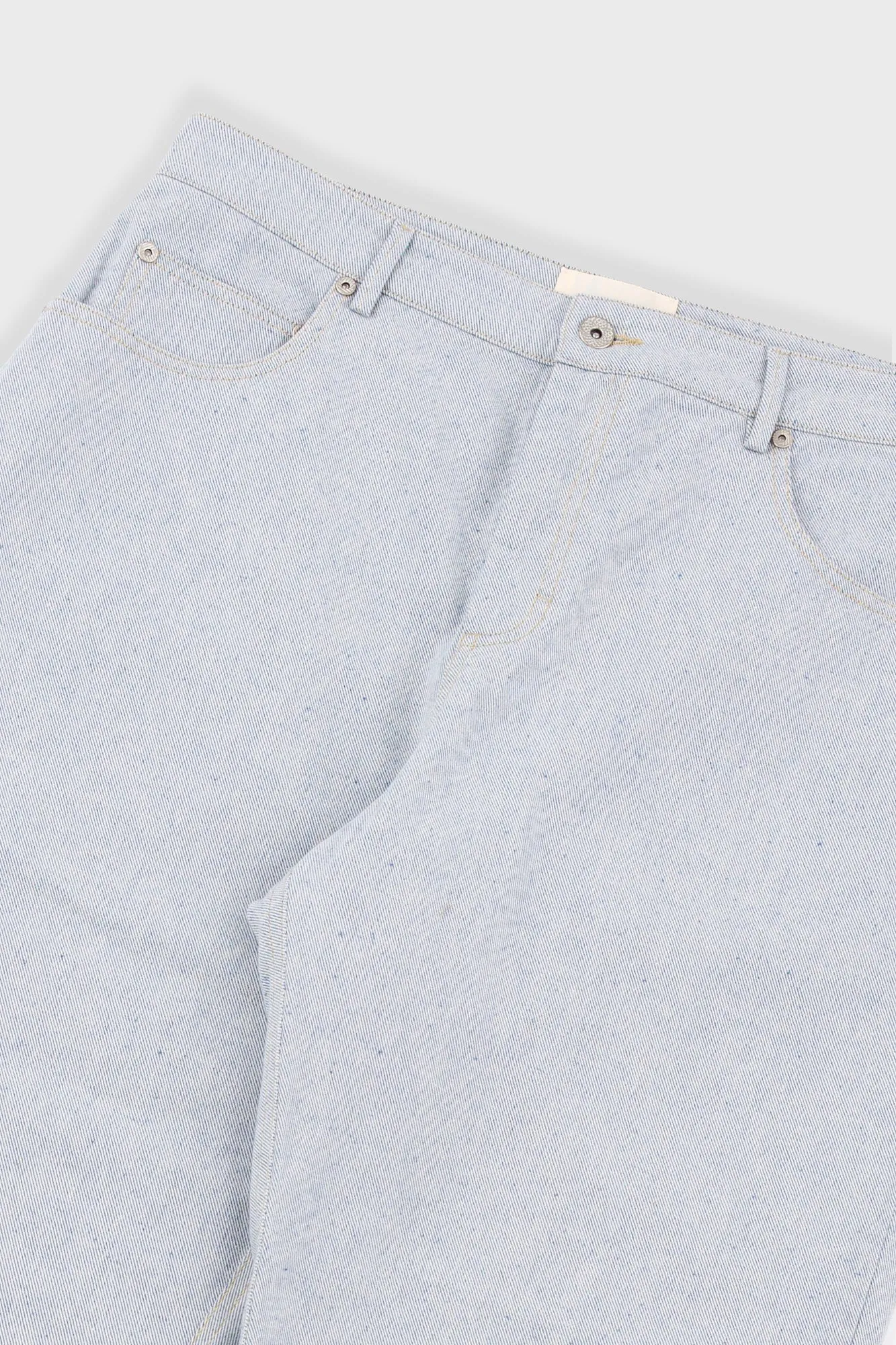 Barrel Leg Trouser - Ice Blue Twill Denim sold by Folk product image thumbnail 5
