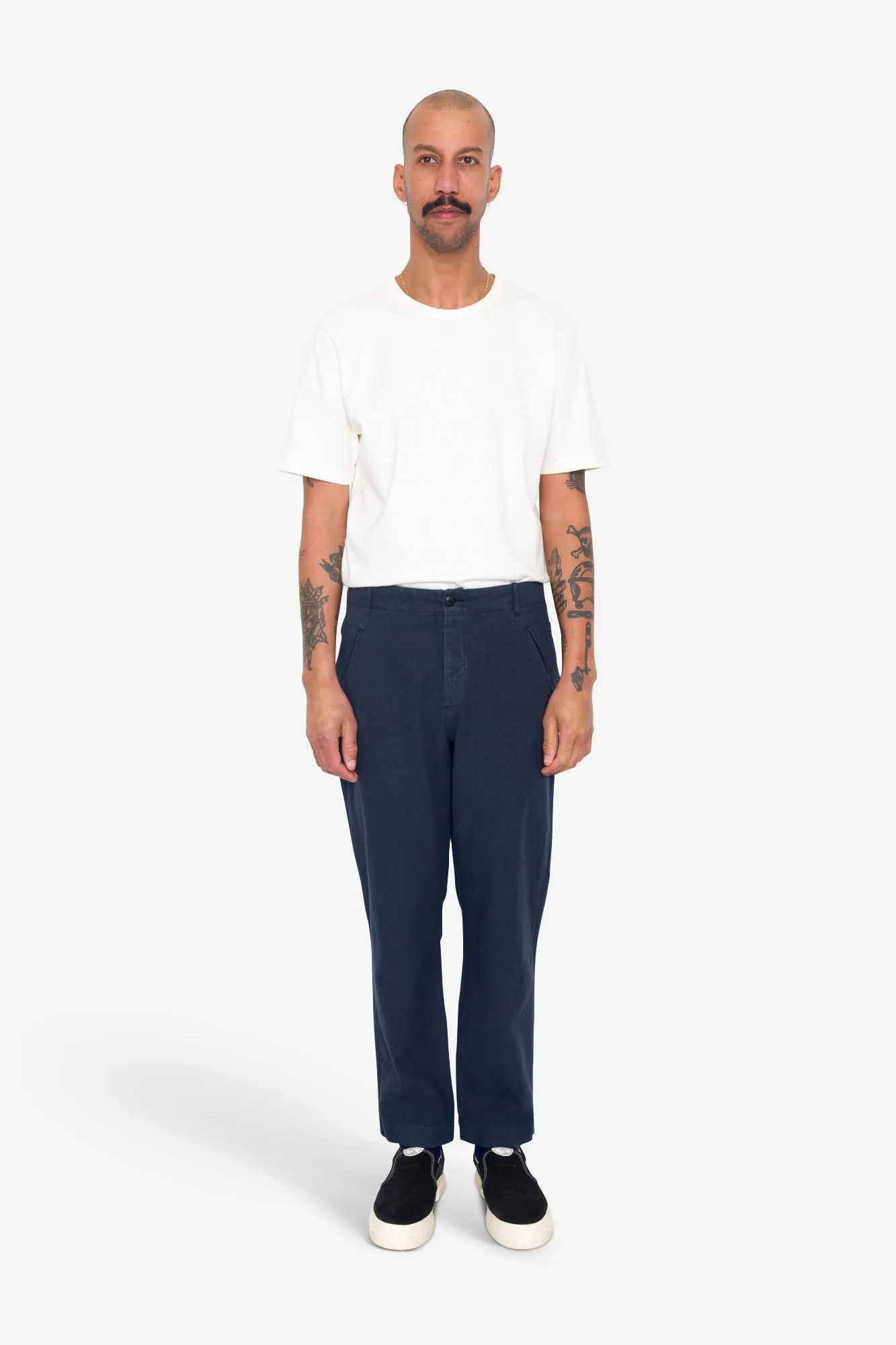 Lean Assembly Pant - Navy SS25 sold by Folk product image thumbnail 2