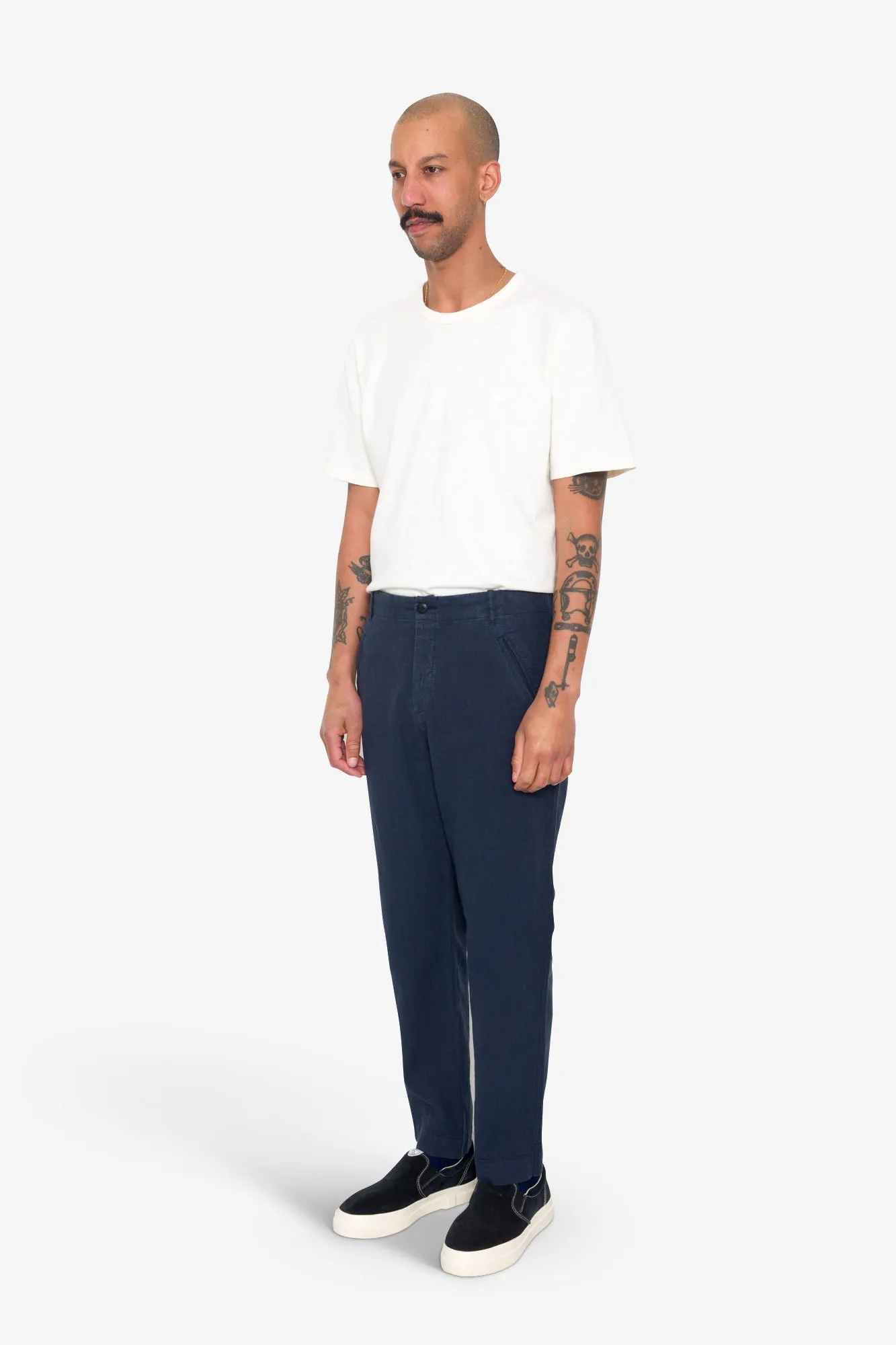 Lean Assembly Pant - Navy SS25 sold by Folk product image thumbnail 3