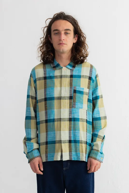 Patch Shirt - Multigingham Check made by Folk