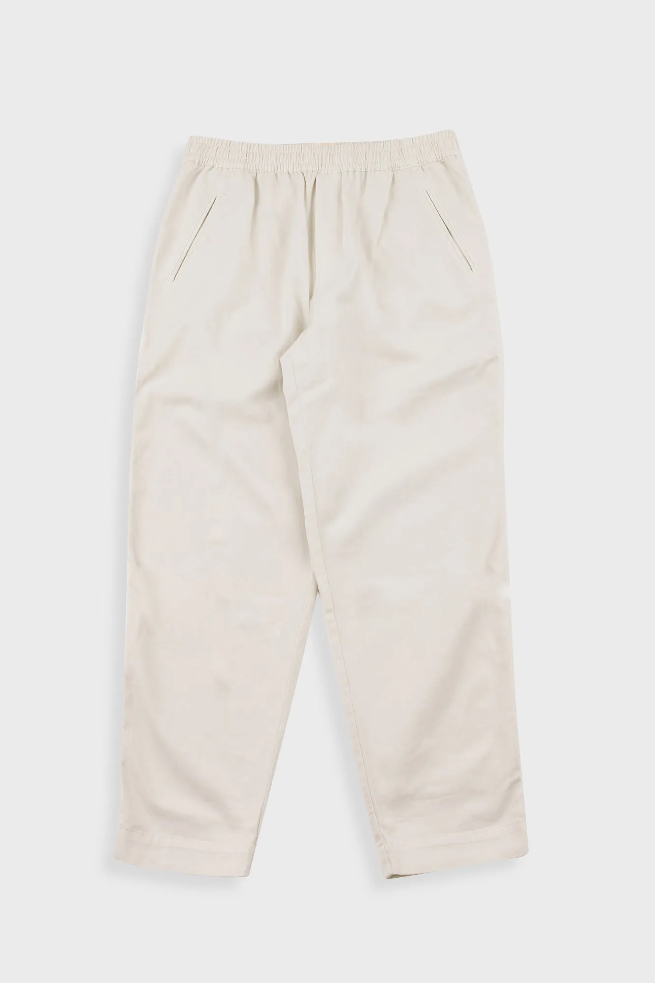 Drawcord Assembly Pant - Stone Brushed Twill sold by Folk