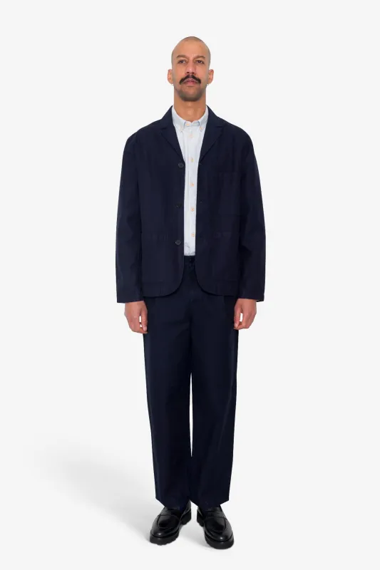 Wide Fit Blazer - Ink sold by Folk