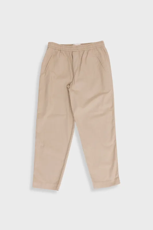 Drawcord Assembly Pant - Stone Mini Stripe sold by Folk