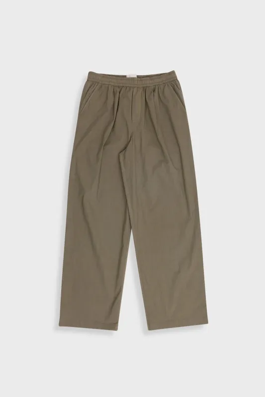 Drawcord Loose Trousers - Sage made by Folk