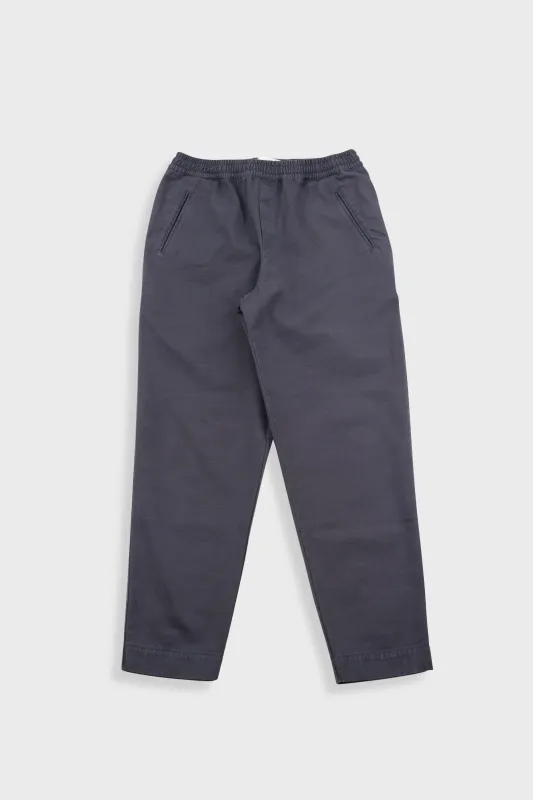 Drawcord Assembly Pant - Soft Black Slub sold by Folk
