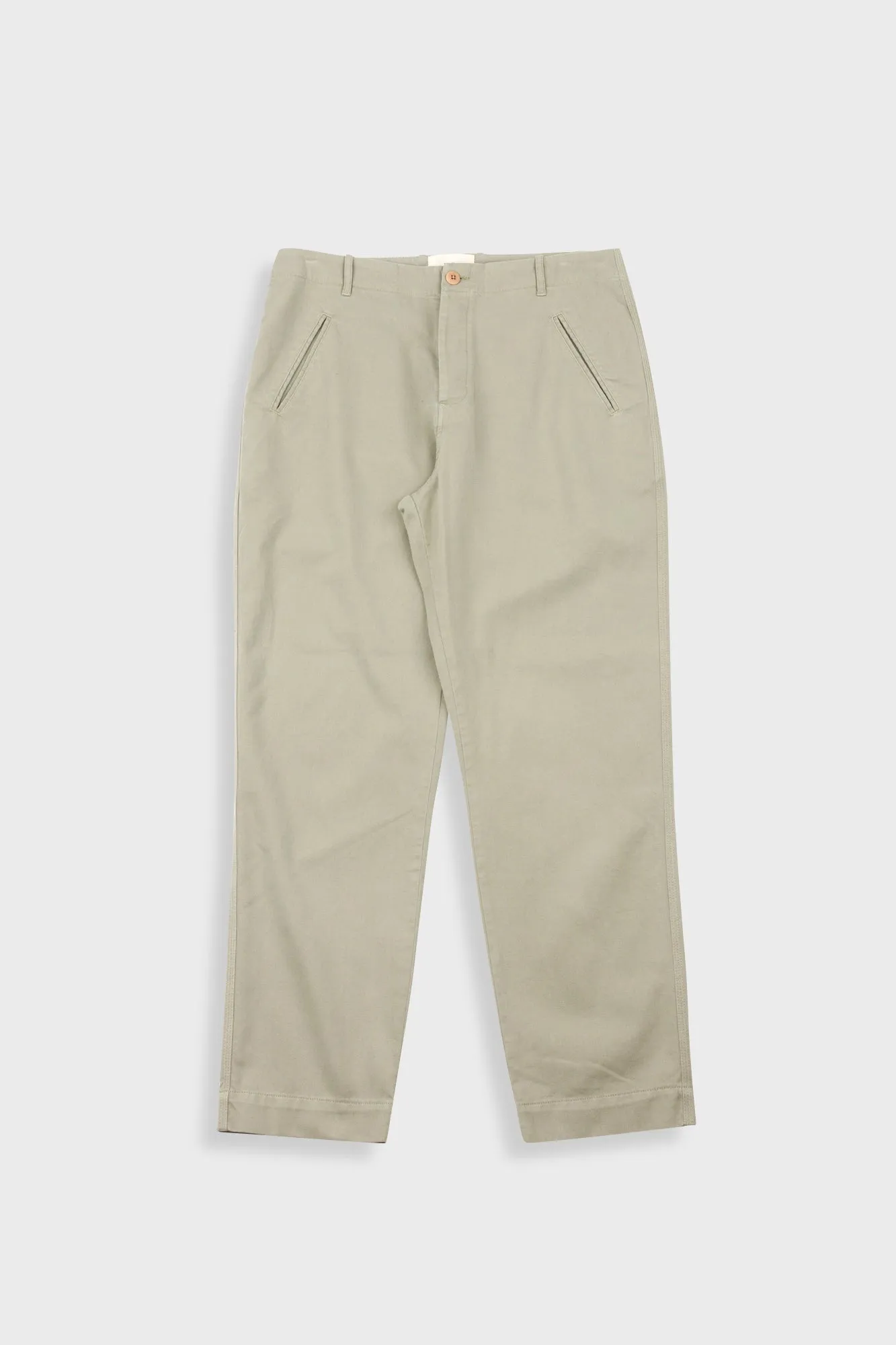 Lean Assembly Pant - Light Olive Brushed Twill sold by Folk