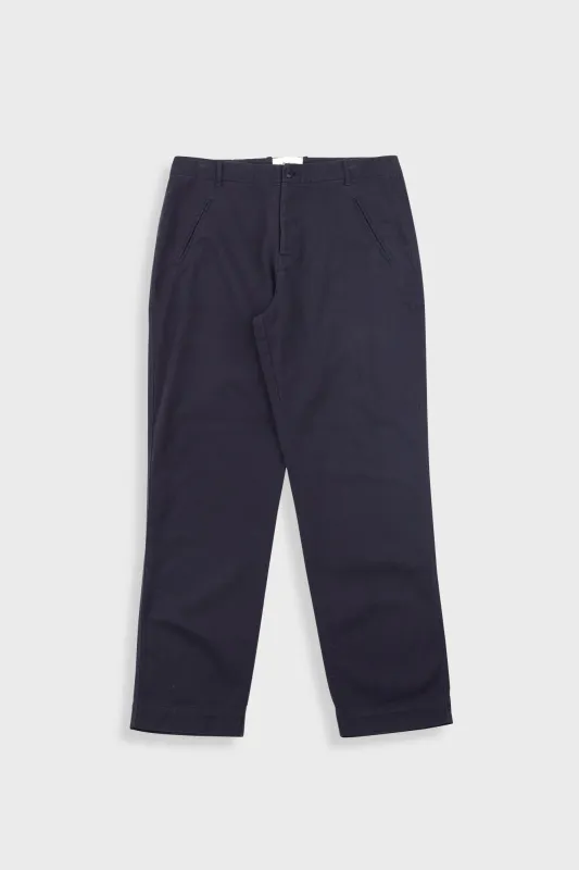 Lean Assembly Pant - Soft Black Brushed Twill made by Folk