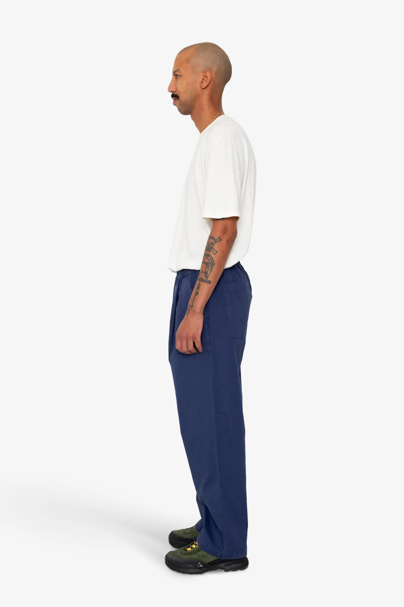 Drawcord Loose Trouser - Rich Navy Ripstop sold by Folk product image thumbnail 4