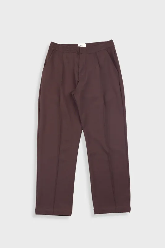 Pintuck Trouser - Espresso sold by Folk