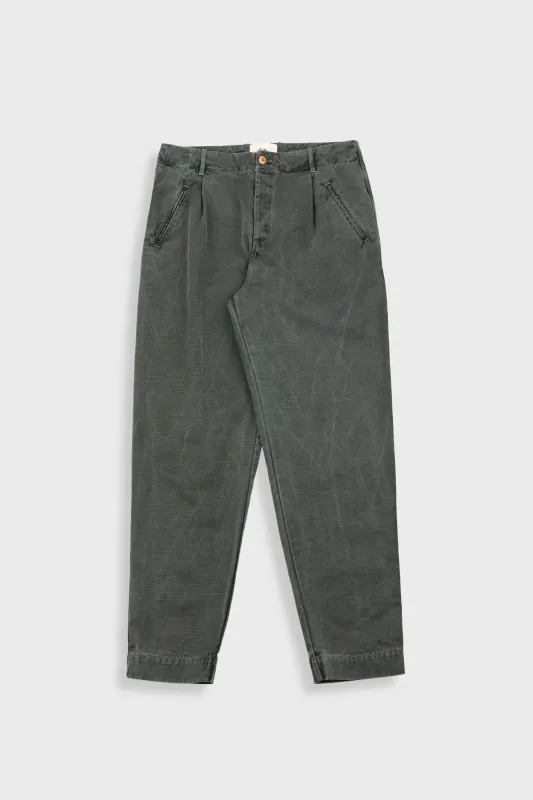 Assembly Pant - Olive Slub sold by Folk