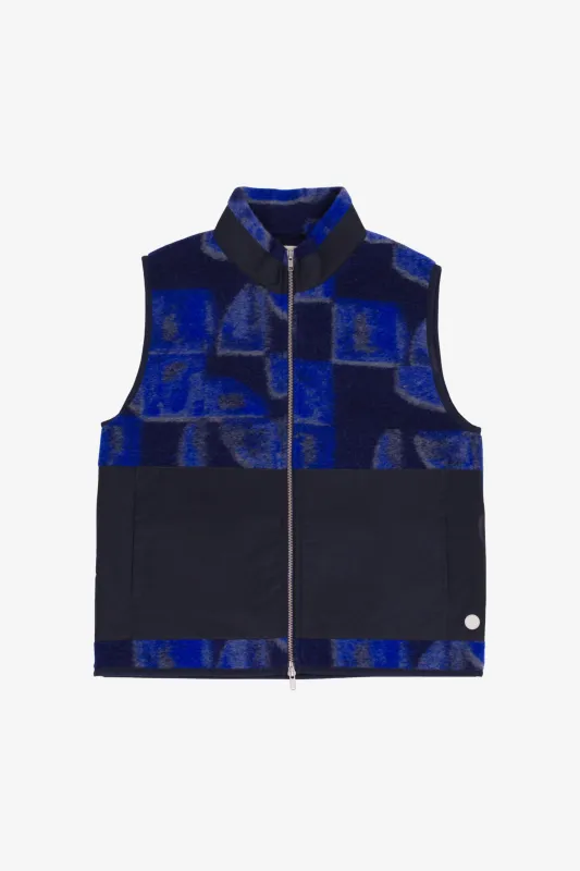 Signal Gilet - Blue Multi made by Folk