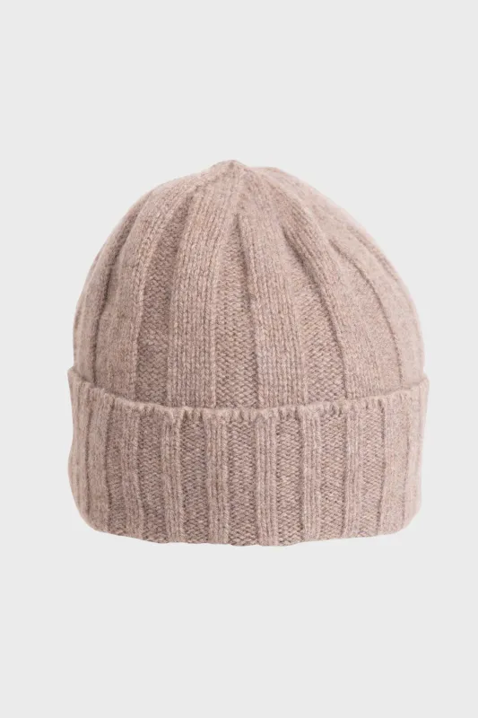 Lushan Seamless Beanie - Camel sold by Folk