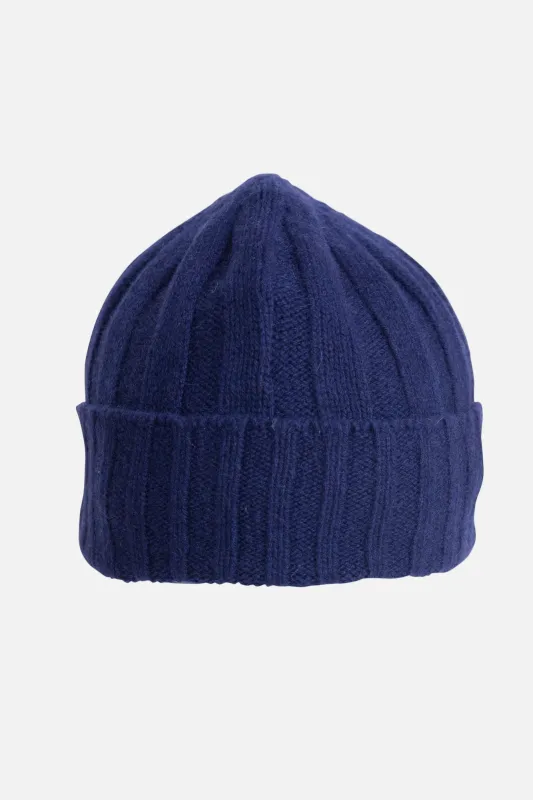 Lushan Seamless Beanie - Navy made by Folk