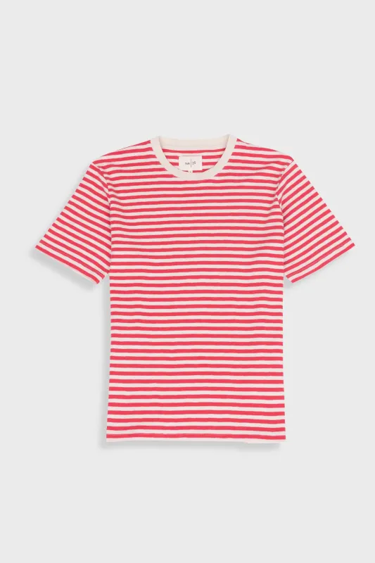Classic Striped T-Shirt - Raspberry Stripe sold by Folk