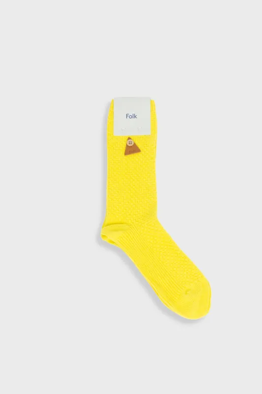 Waffle Socks - Yellow sold by Folk