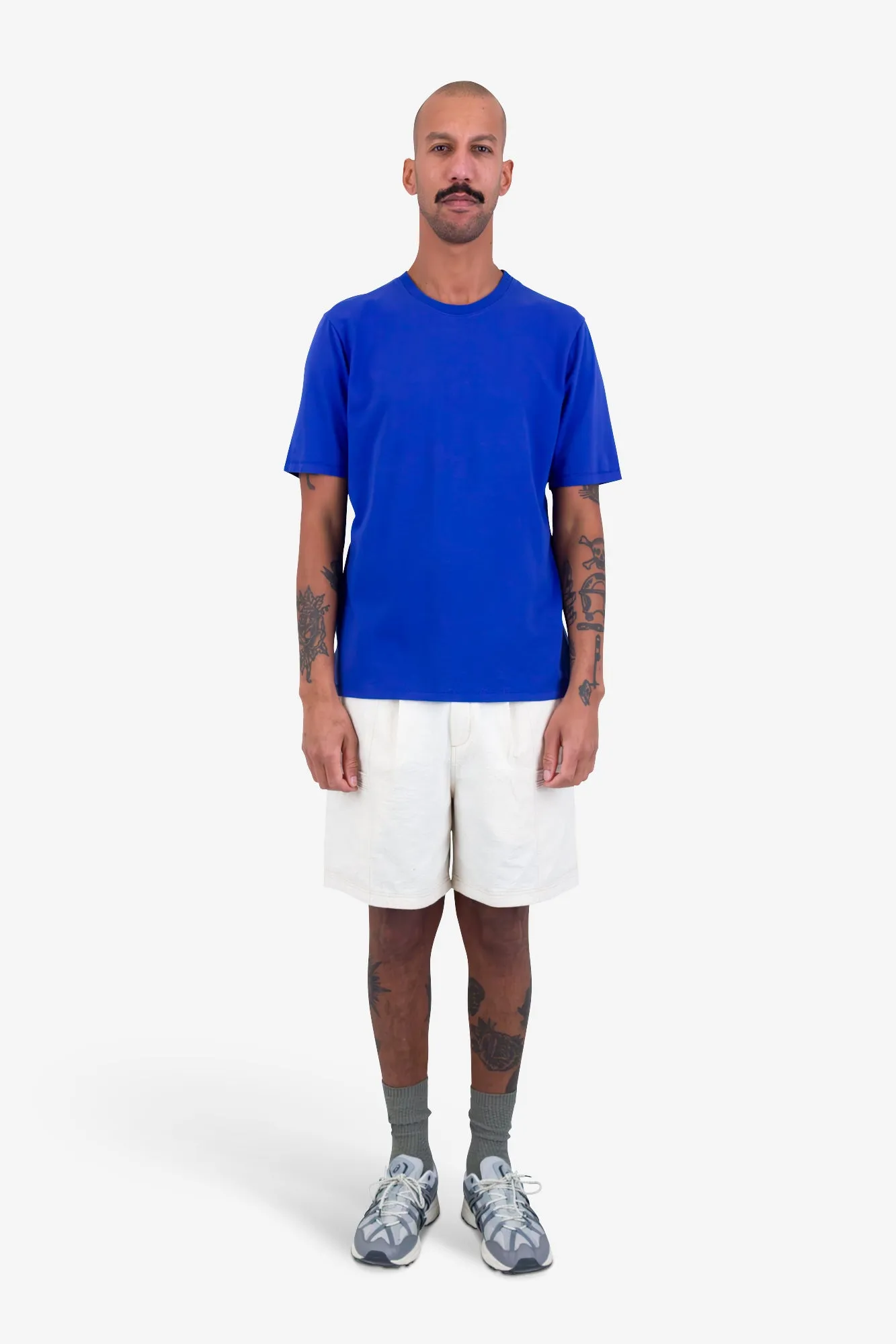 Contrast Sleeve T-Shirt - Ultraviolet sold by Folk product image thumbnail 2