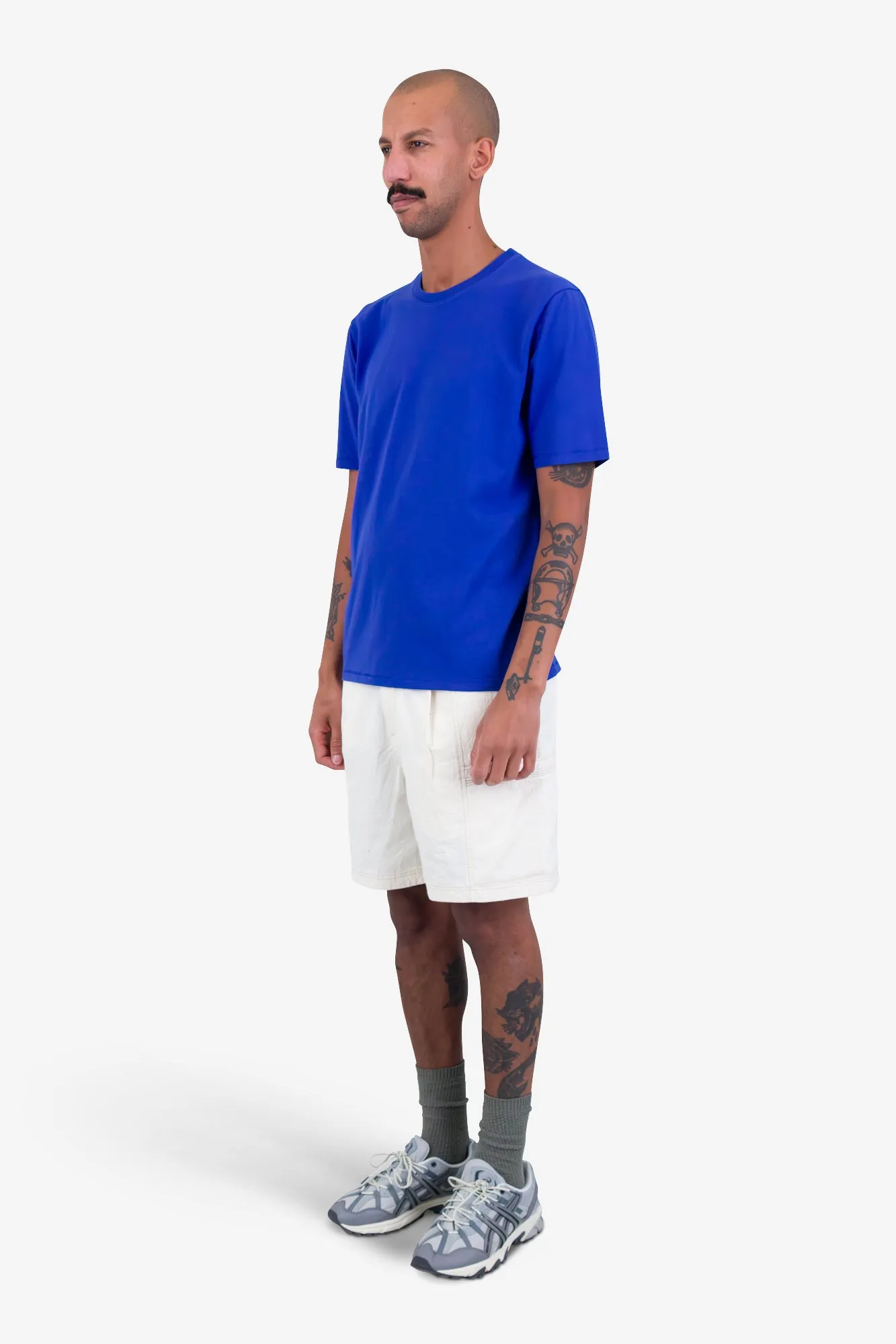 Contrast Sleeve T-Shirt - Ultraviolet sold by Folk product image thumbnail 3