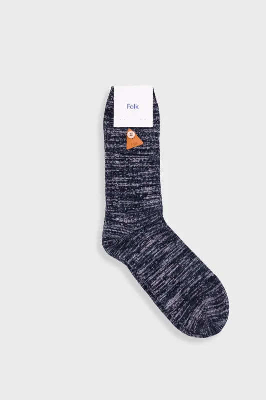 Melange Socks - Black Mix made by Folk
