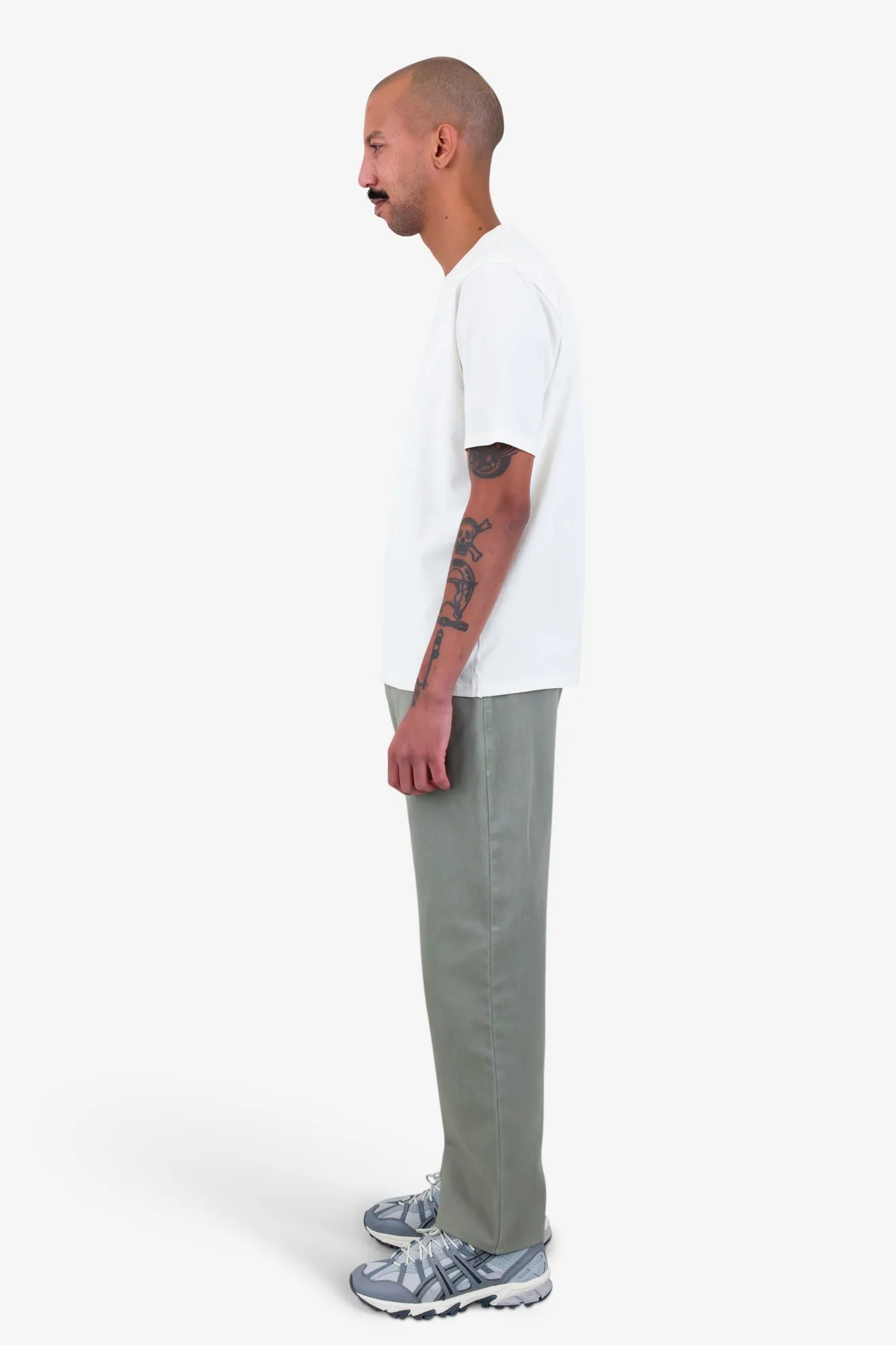 Short Sleeve Textured T-Shirt - Bright White sold by Folk product image thumbnail 4