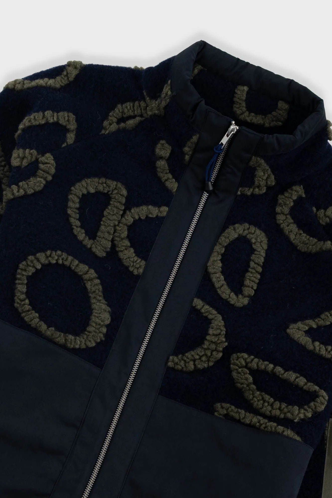 Signal Fleece - Navy Circle Jacquard sold by Folk product image thumbnail 5