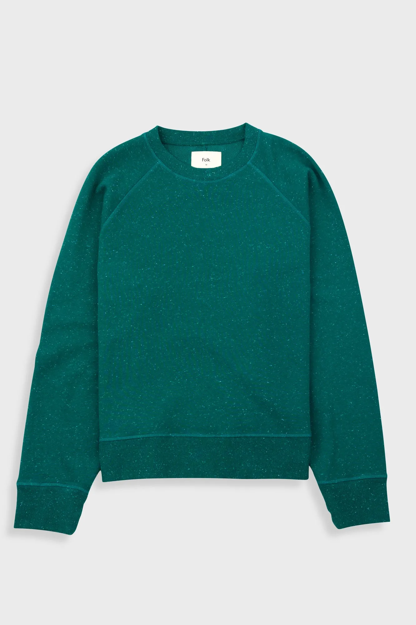 Engineered Raglan Sweat - Phthalo Green sold by Folk