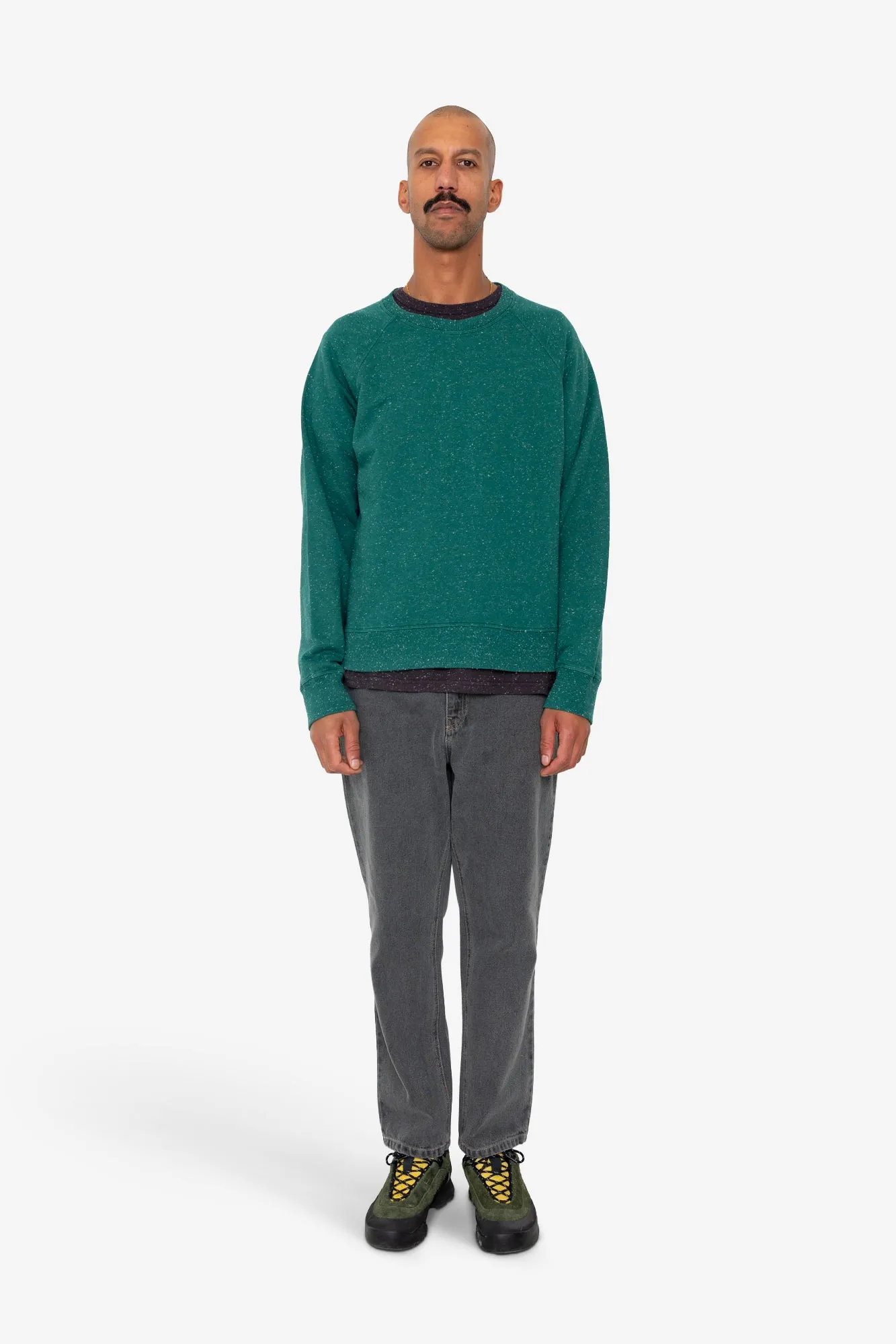 Engineered Raglan Sweat - Phthalo Green sold by Folk product image thumbnail 2