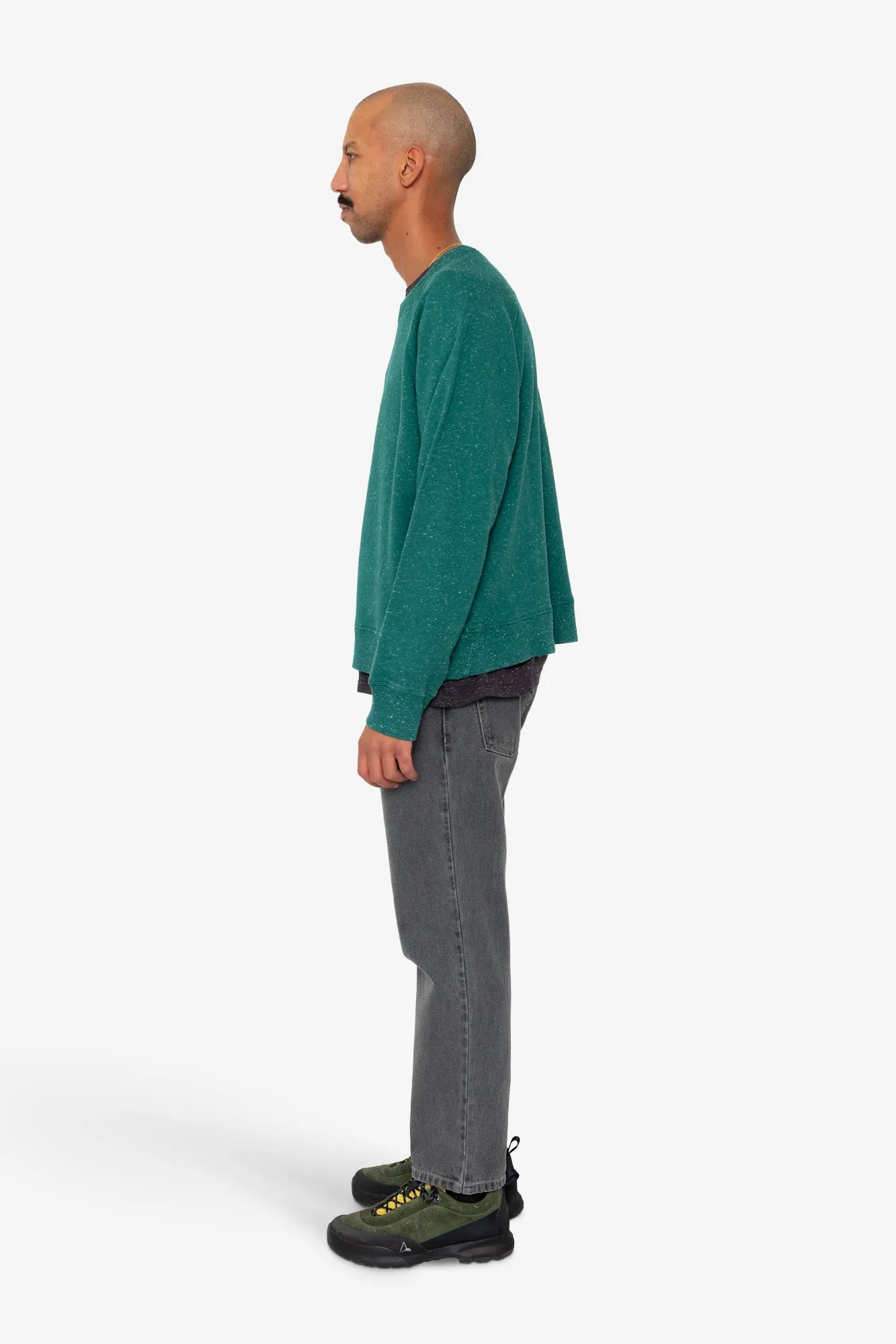 Engineered Raglan Sweat - Phthalo Green sold by Folk product image thumbnail 4