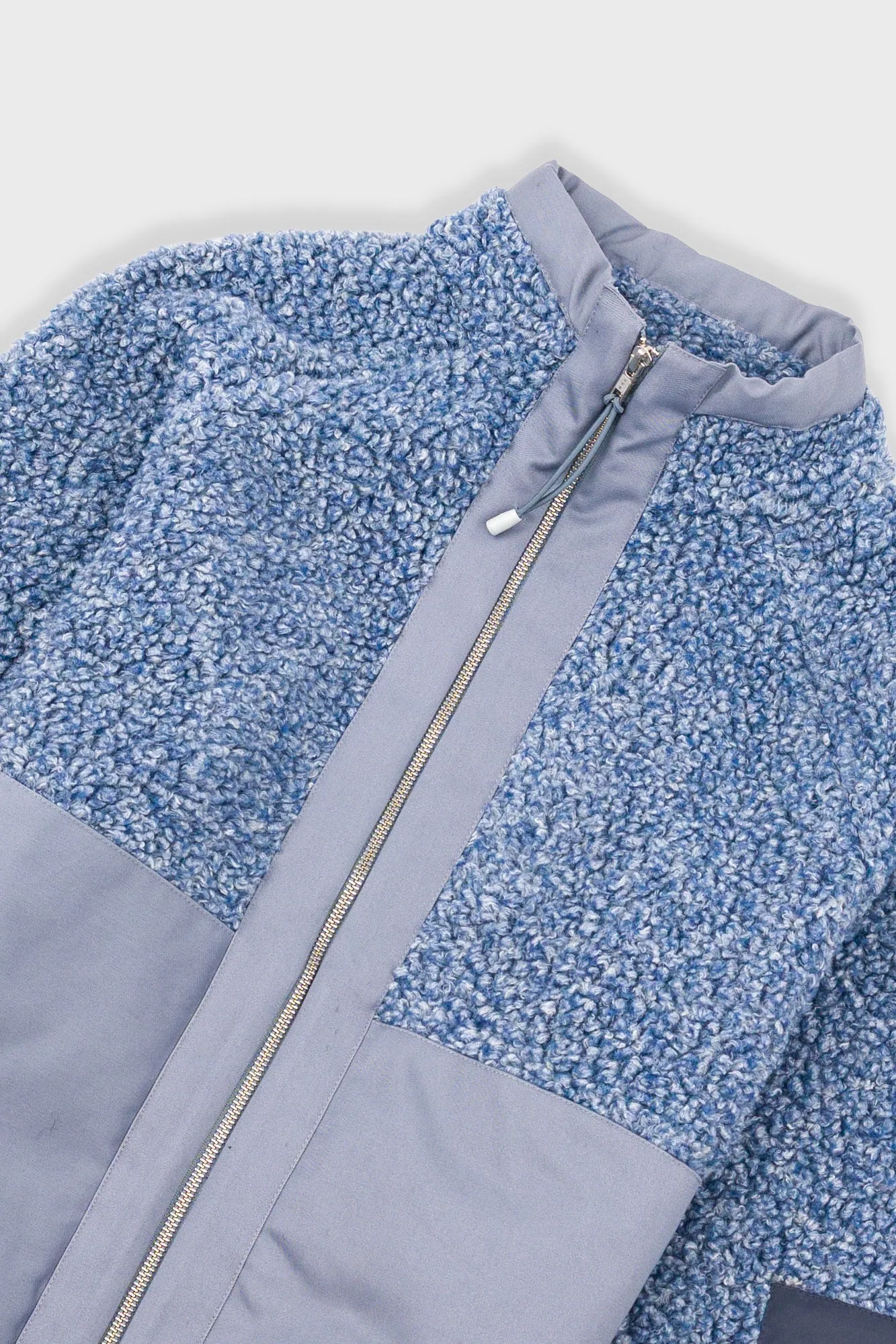 Signal Fleece - Soft Blue Curly Wool sold by Folk product image thumbnail 5