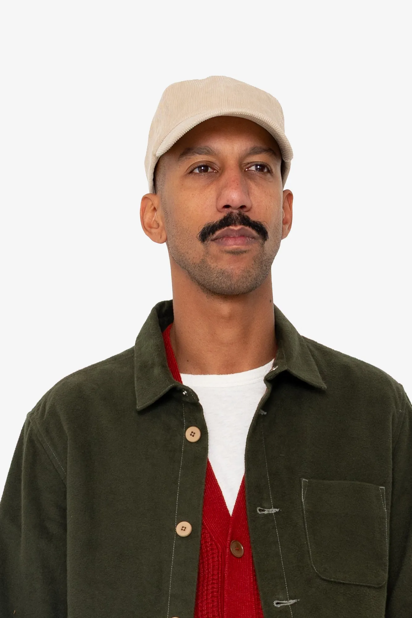 Corduroy Cap - Stone sold by Folk product image thumbnail 2