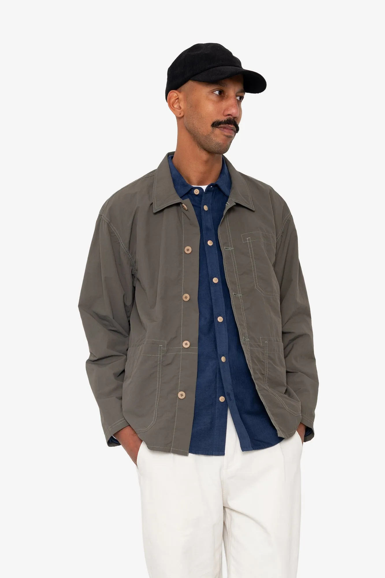 Corduroy Cap - Navy sold by Folk product image thumbnail 3