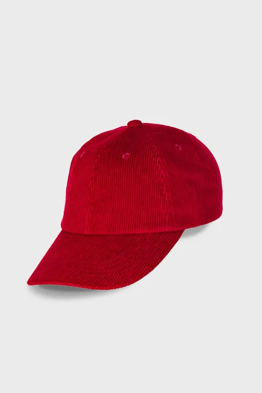 Corduroy Cap - Crimson sold by Folk