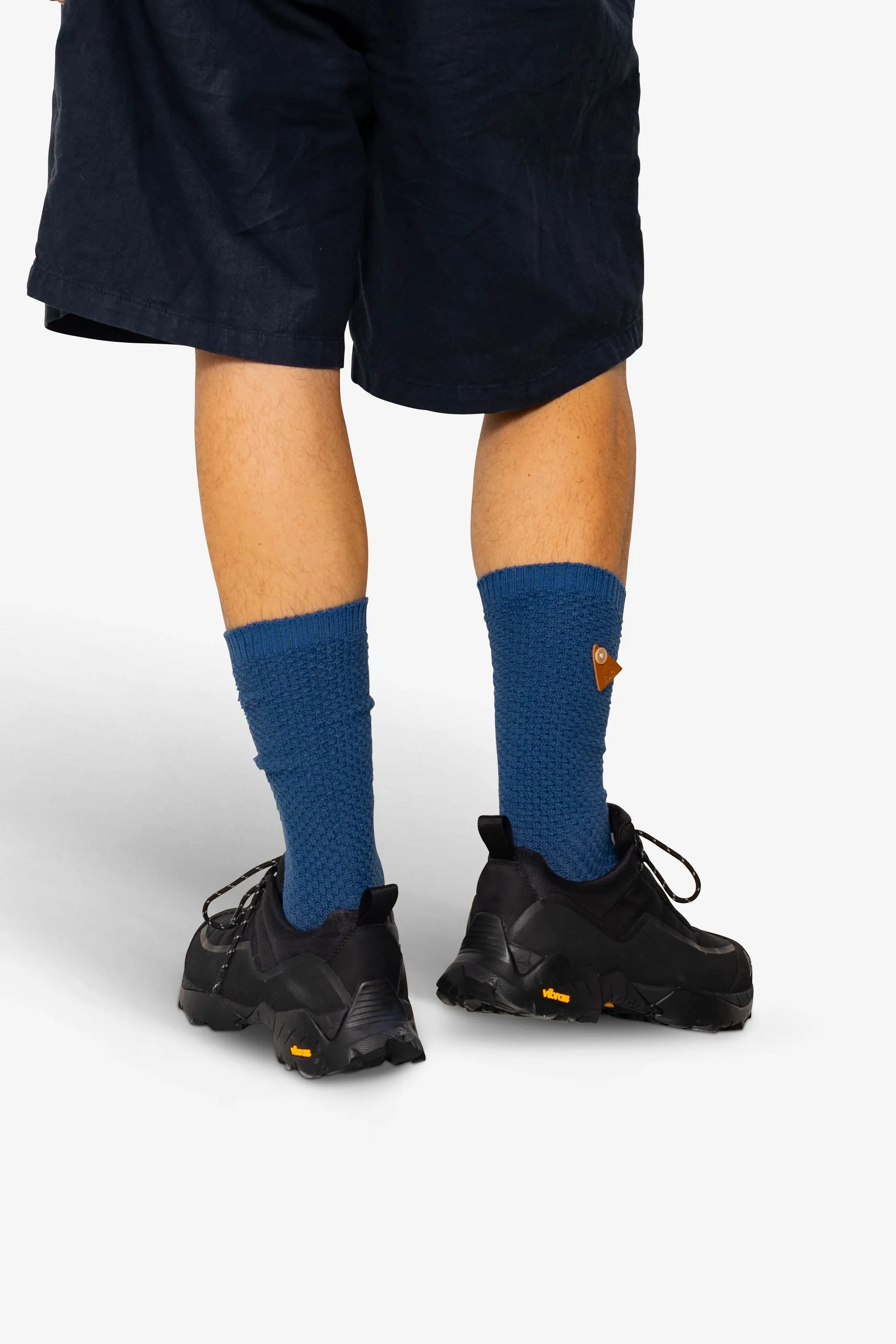 Waffle Socks - Indigo sold by Folk product image thumbnail 4