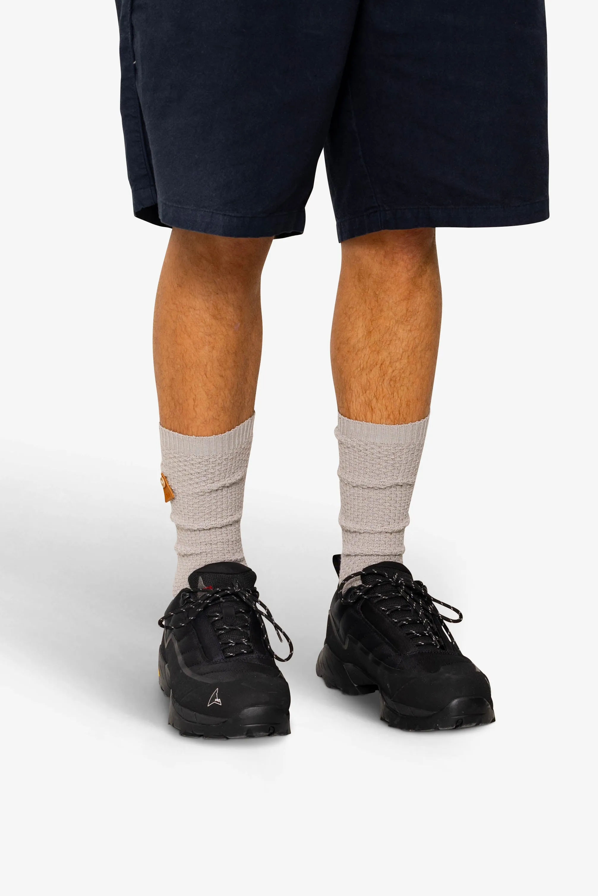 Waffle Socks - Silver Grey sold by Folk product image thumbnail 2