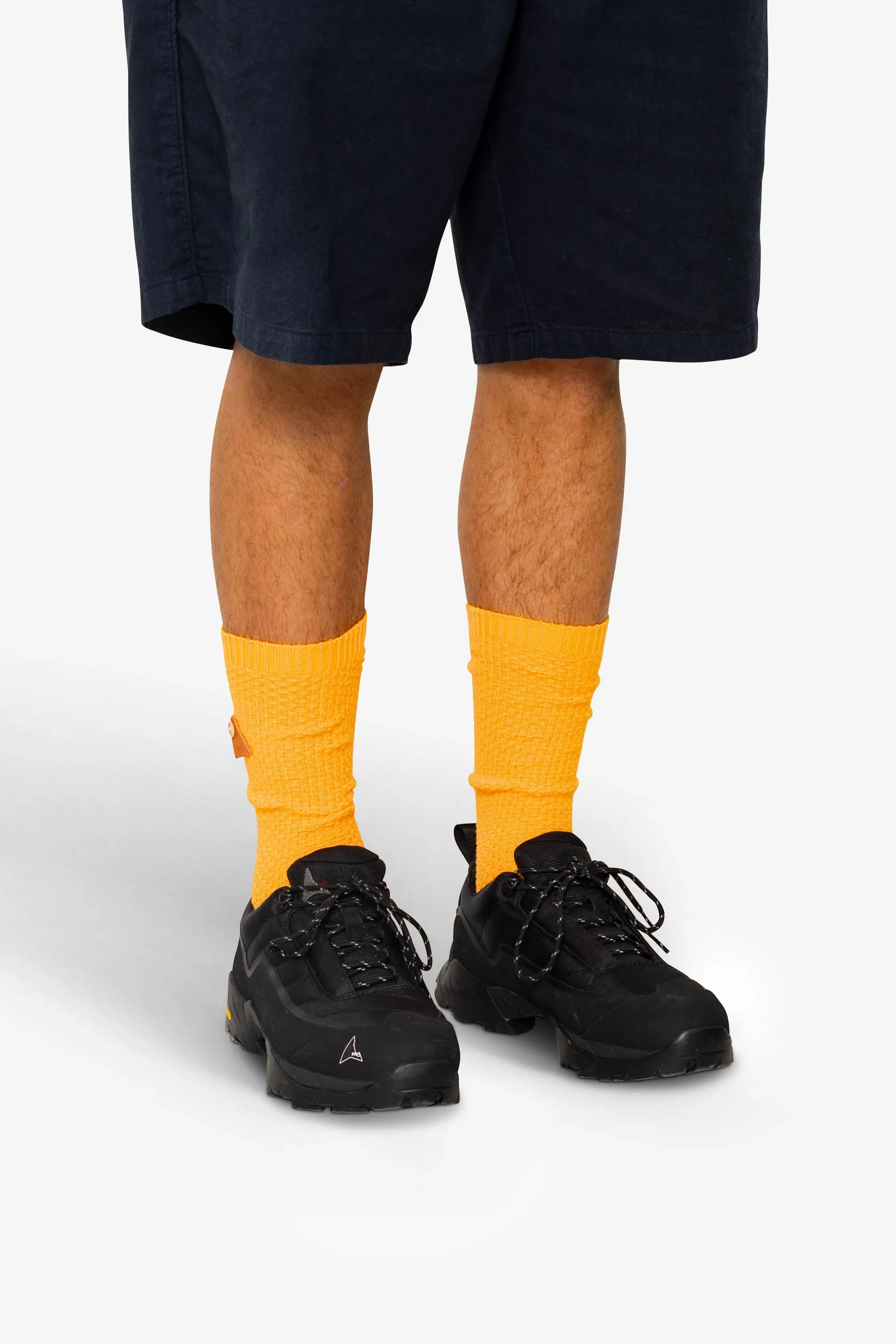 Waffle Socks - Pumpkin sold by Folk product image thumbnail 2