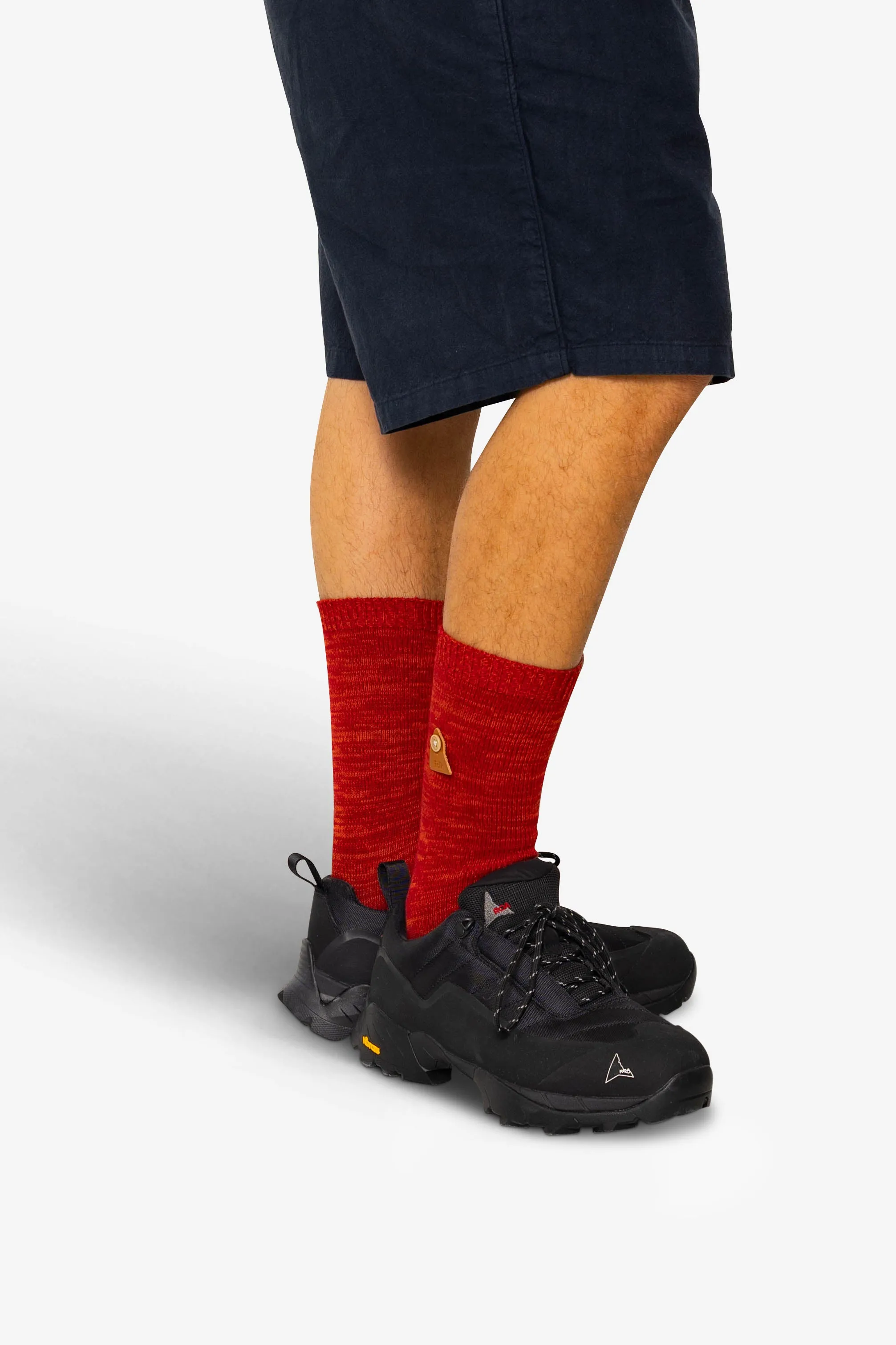 Melange Socks - Crimson Mix sold by Folk product image thumbnail 3