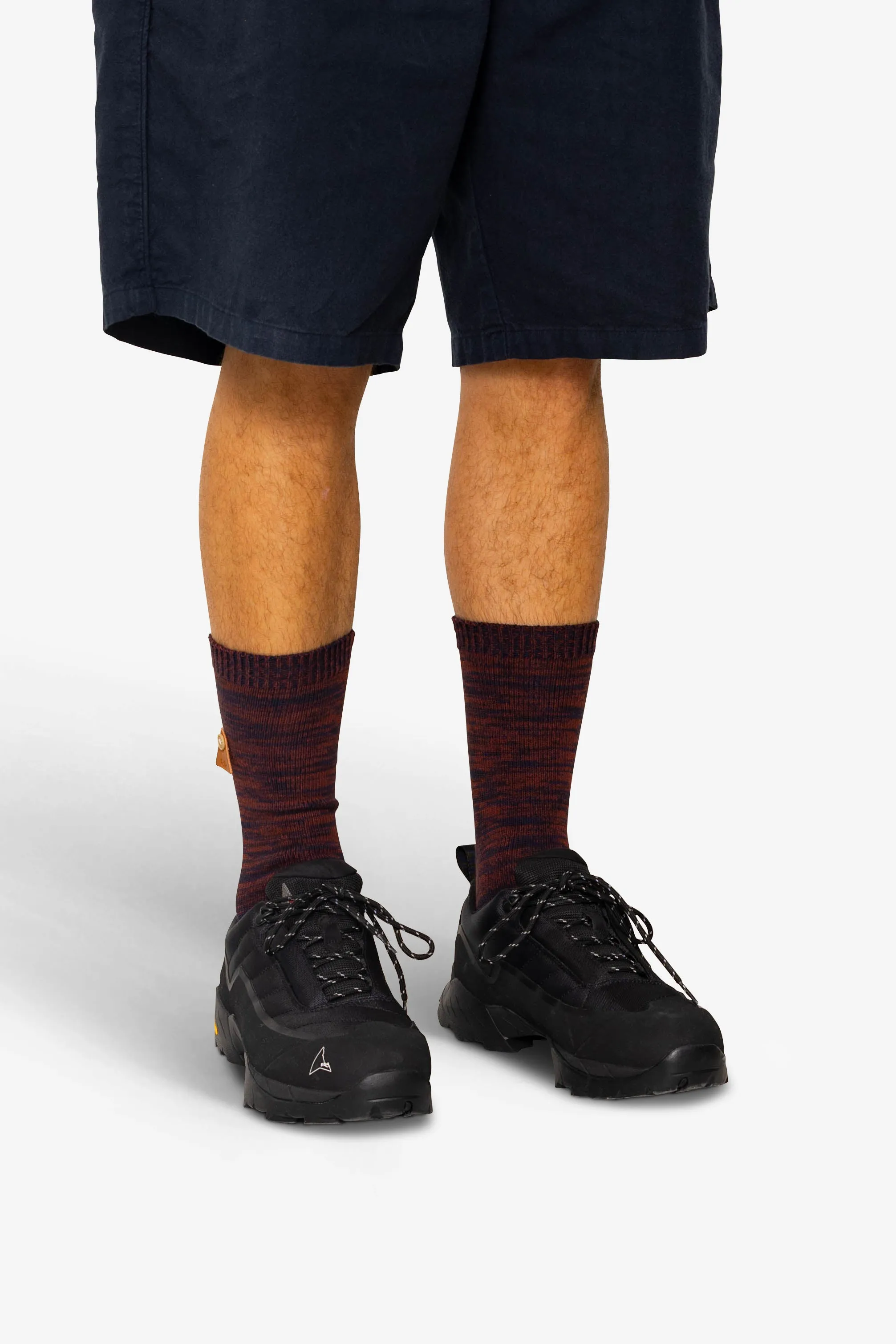 Melange Socks - Navy Espresso Mix sold by Folk product image thumbnail 2