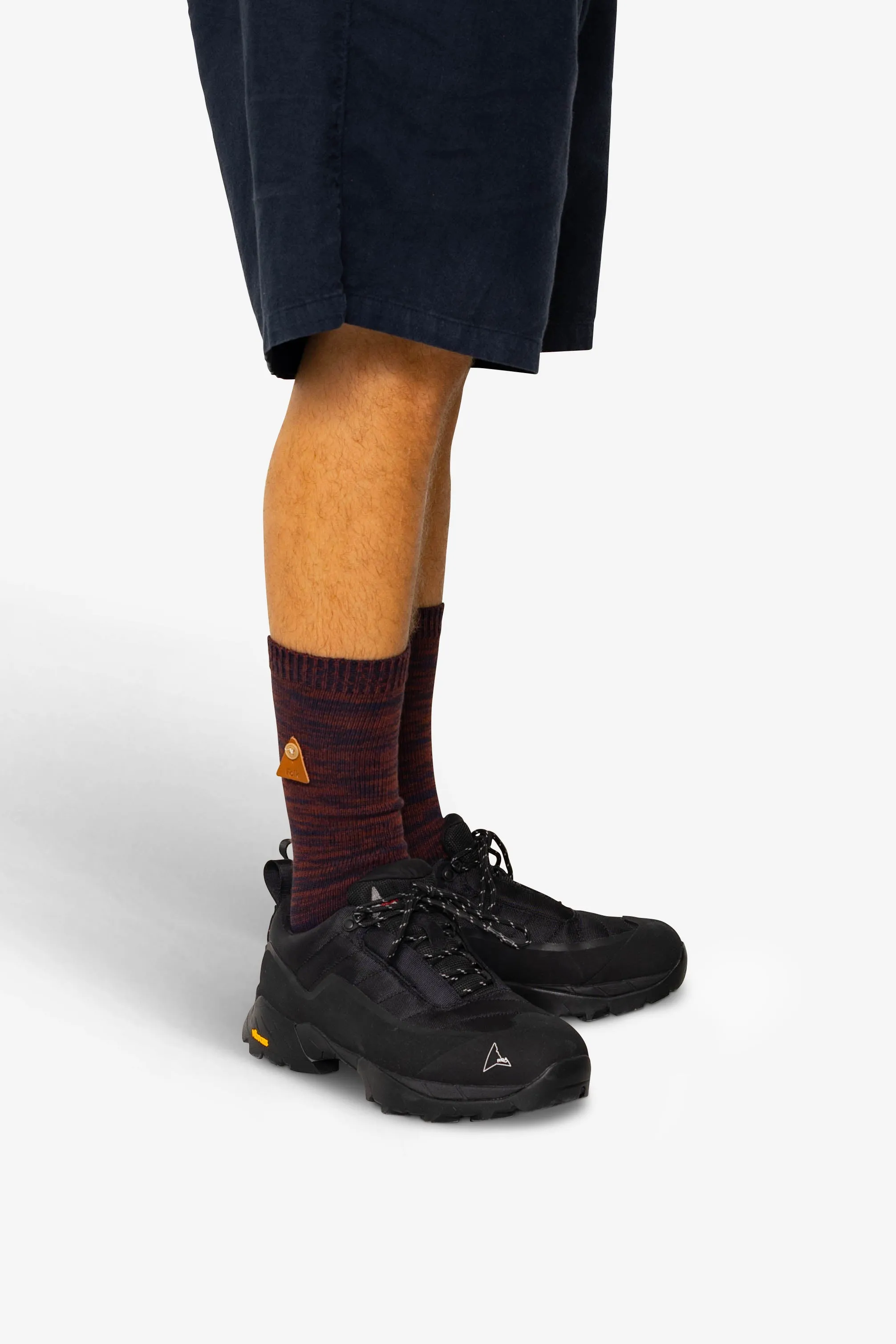 Melange Socks - Navy Espresso Mix sold by Folk product image thumbnail 3