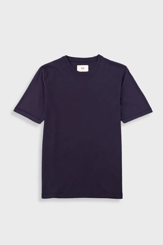 Contrast Sleeve T-Shirt - Soft Black sold by Folk