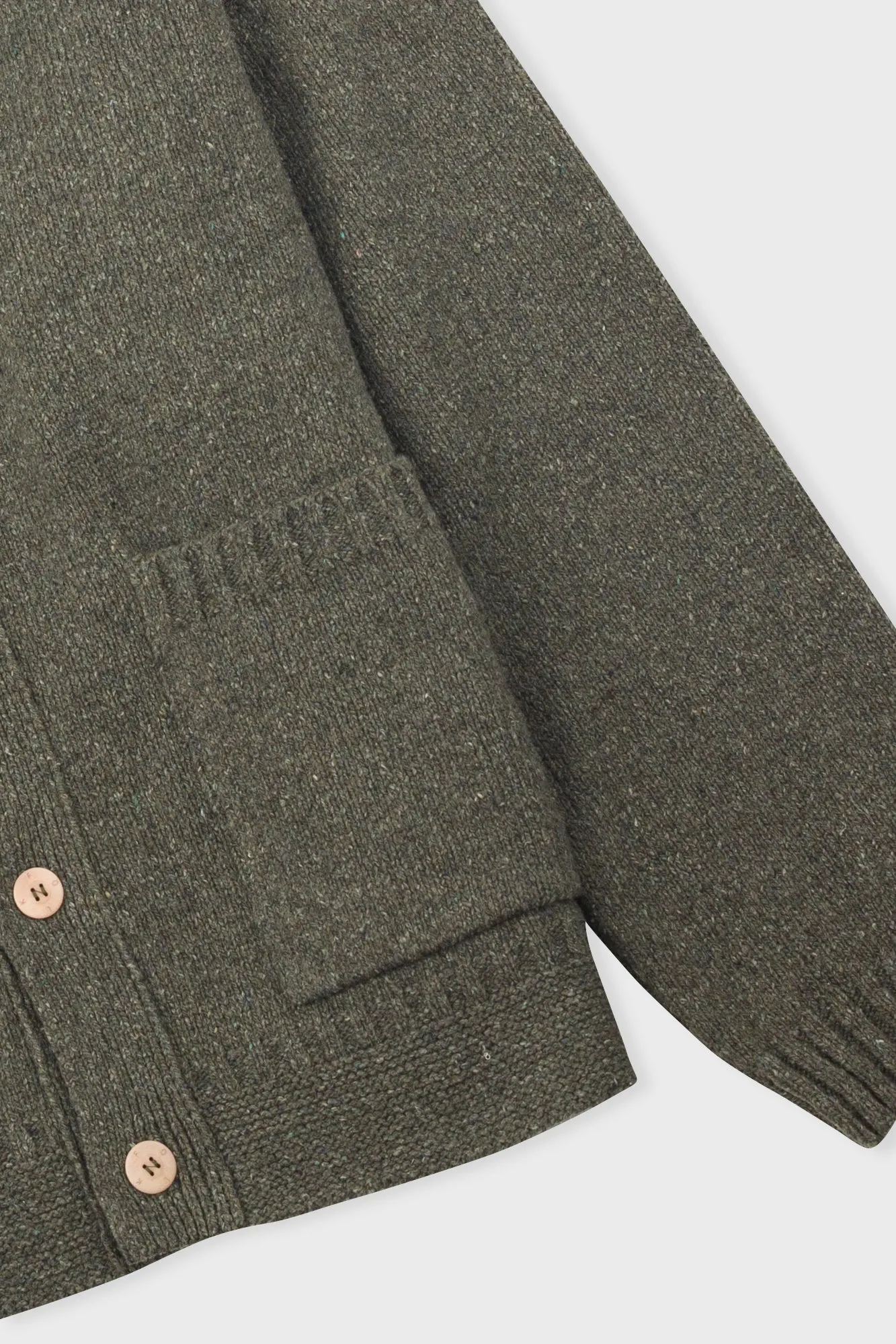 Knitted Jacket - Olive sold by Folk product image thumbnail 3