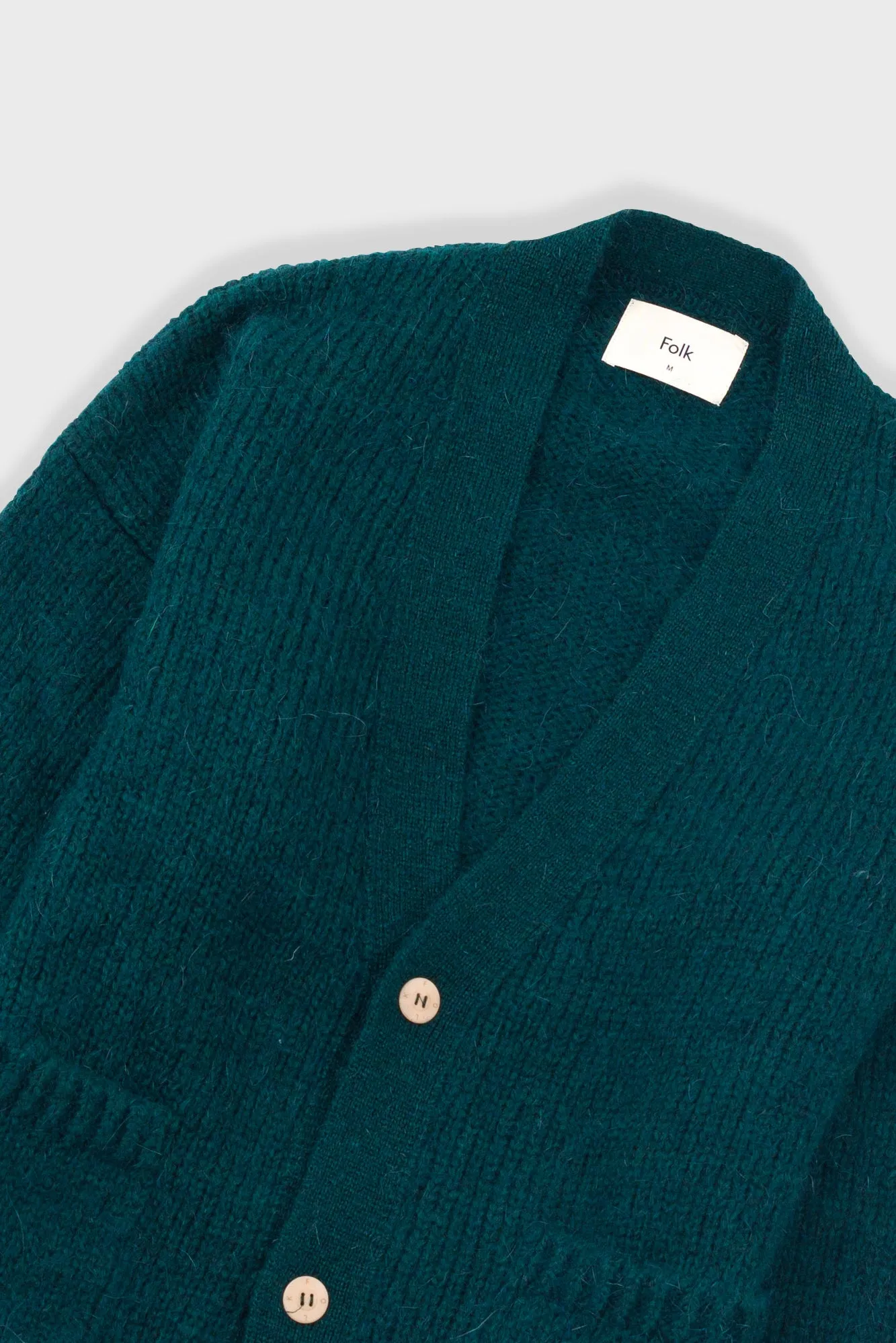 Relaxed Cardigan - Phthalo Green sold by Folk product image thumbnail 5