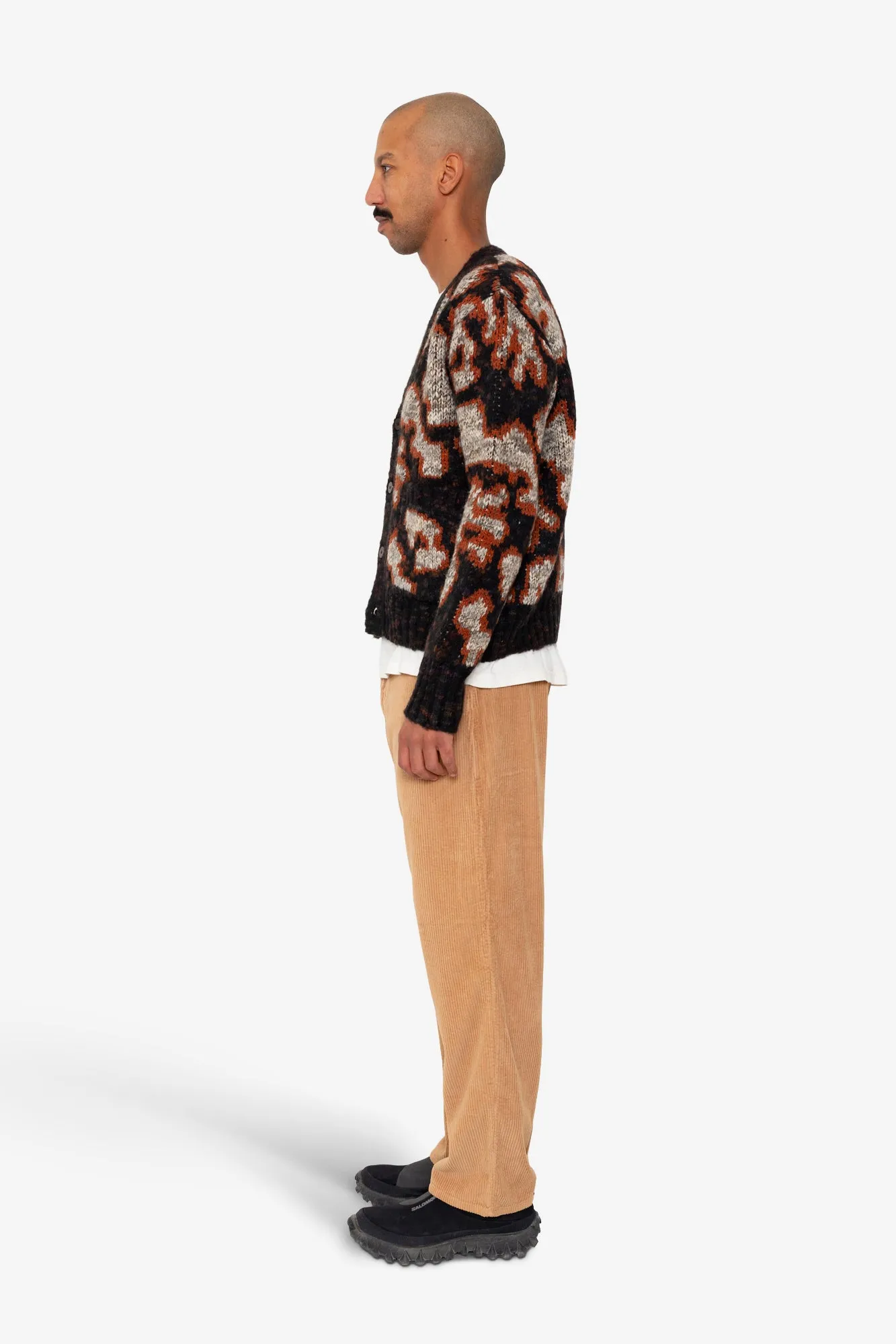 Mixed Yarn Cardigan - Espresso Mix sold by Folk product image thumbnail 4