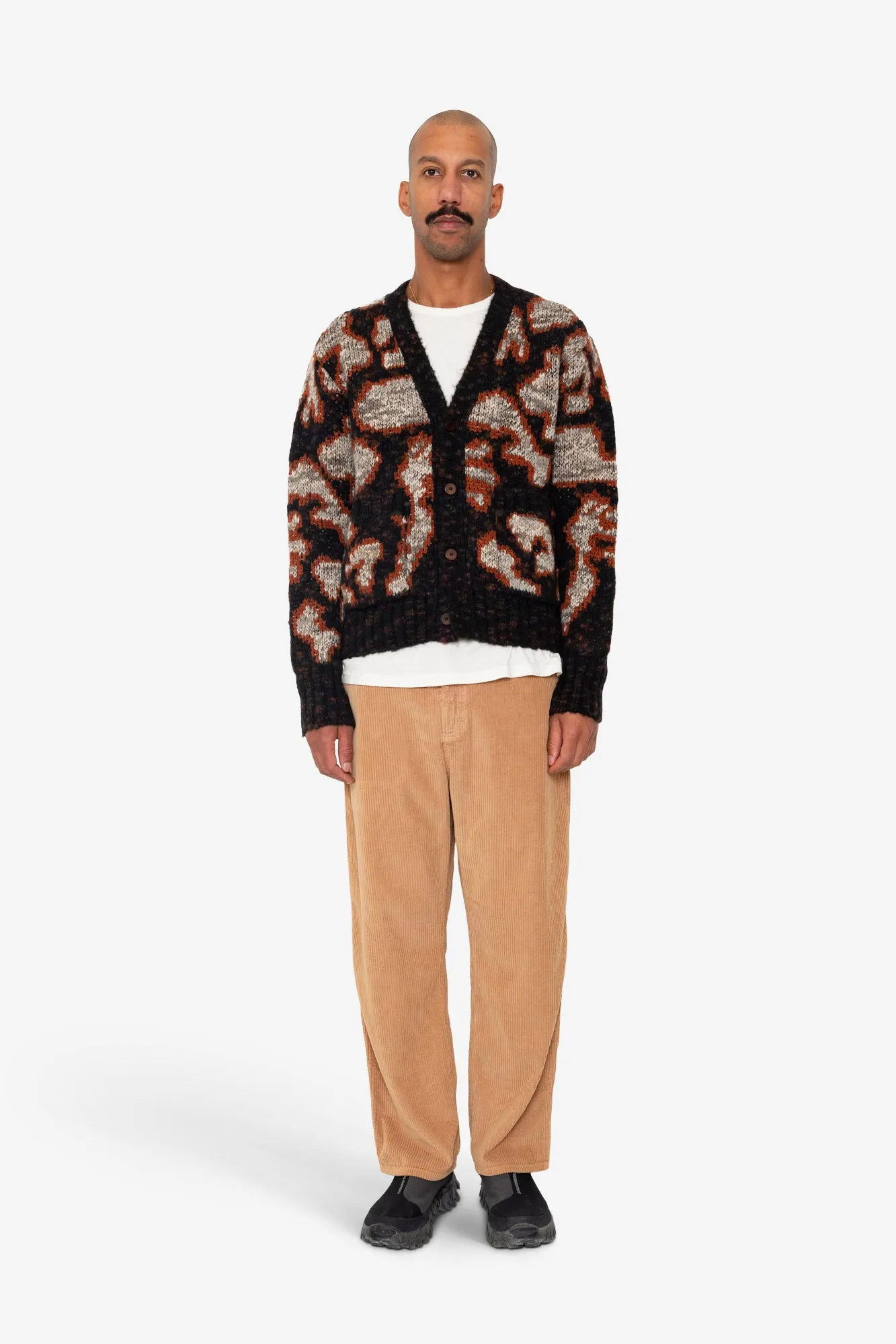 Mixed Yarn Cardigan - Espresso Mix sold by Folk product image thumbnail 2