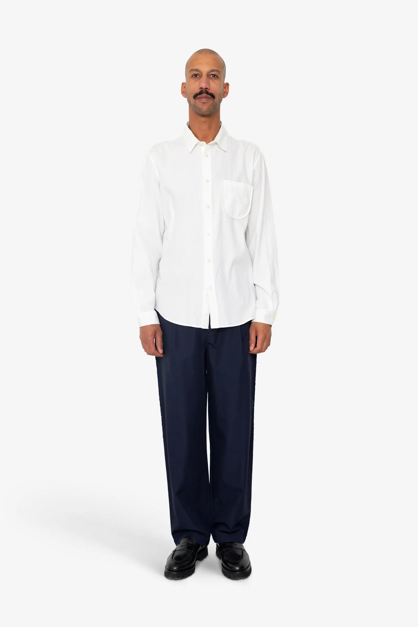 Herringbone Curve Shirt - Off White sold by Folk product image thumbnail 2